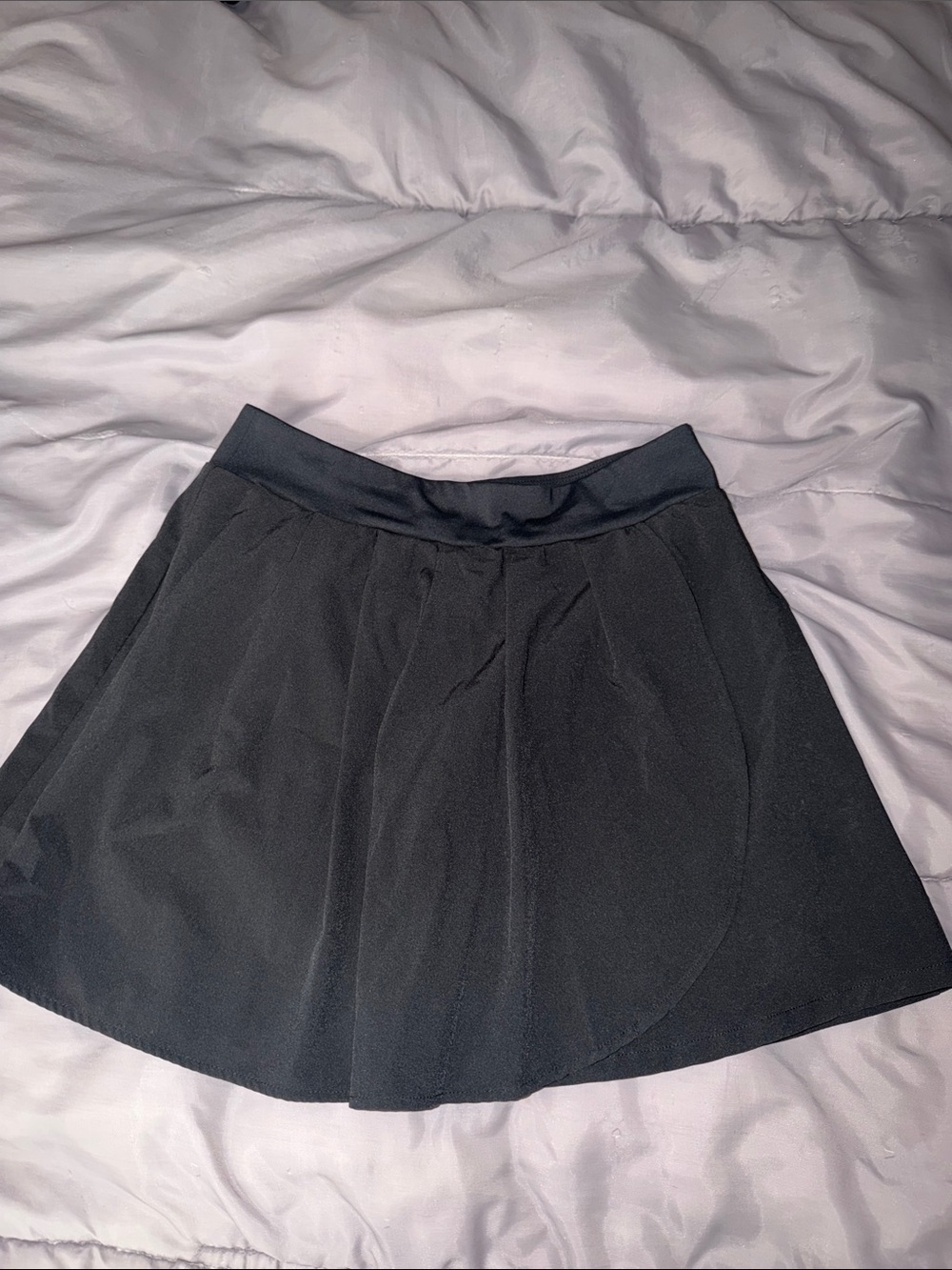 J. Crew Black Tennis Pleated Skirt